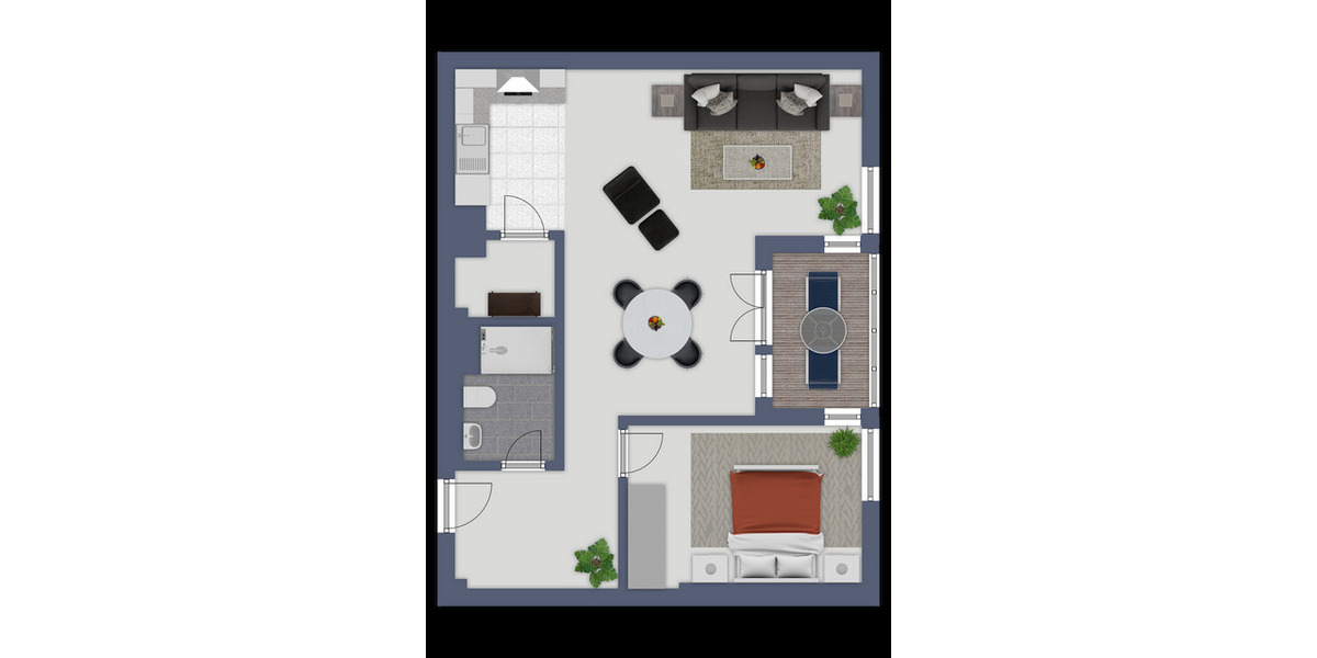 Etagenwohnung Hamburg Alsterdorf - 2 Zimmer, 65 m&sup2;, 1.452&euro; | Angebot:25416700