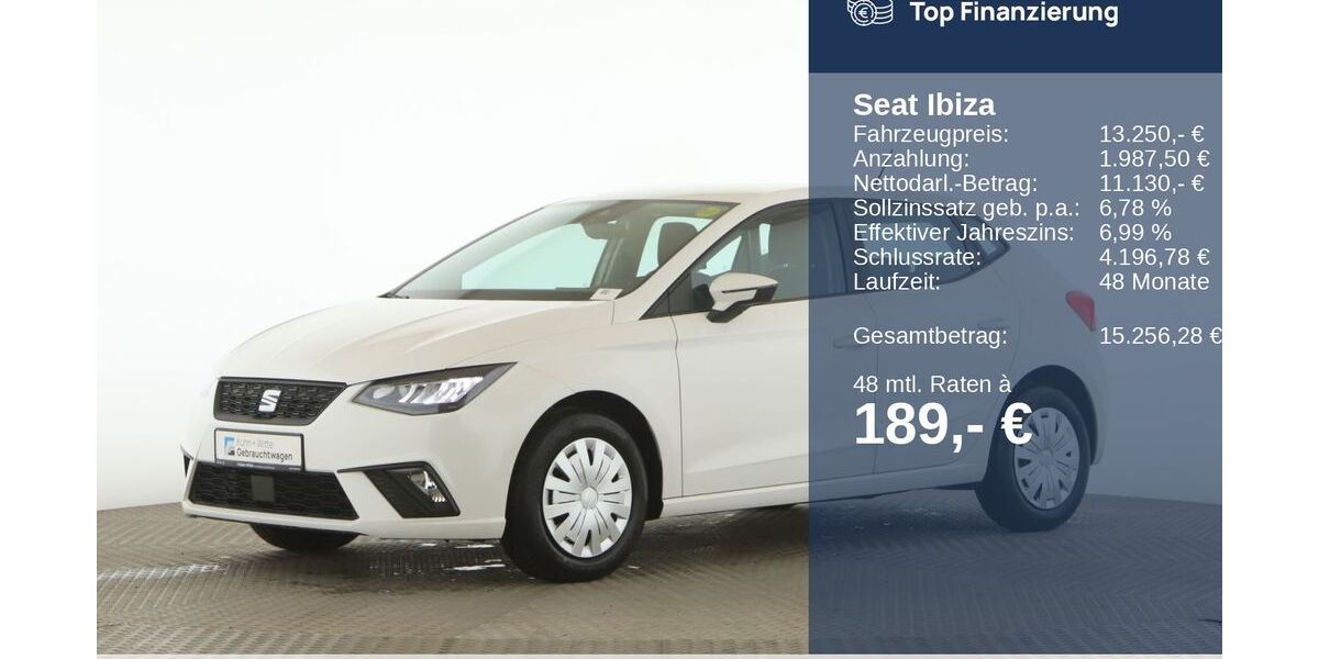 Seat Ibiza 56.817 km 12.950 &euro; Wedel 22880