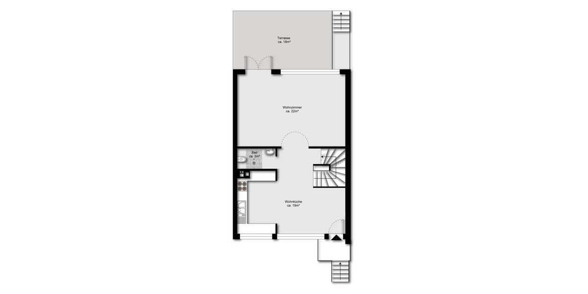 Reihenmittelhaus Norderstedt / Harksheide Harksheide - 6 Zimmer, 110 m&sup2;, 395.000&euro; | Angebot:25777497