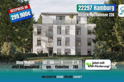 Wohnung Hamburg Alsterdorf - 4 Zimmer, 679.900&euro; | Angebot:25691136