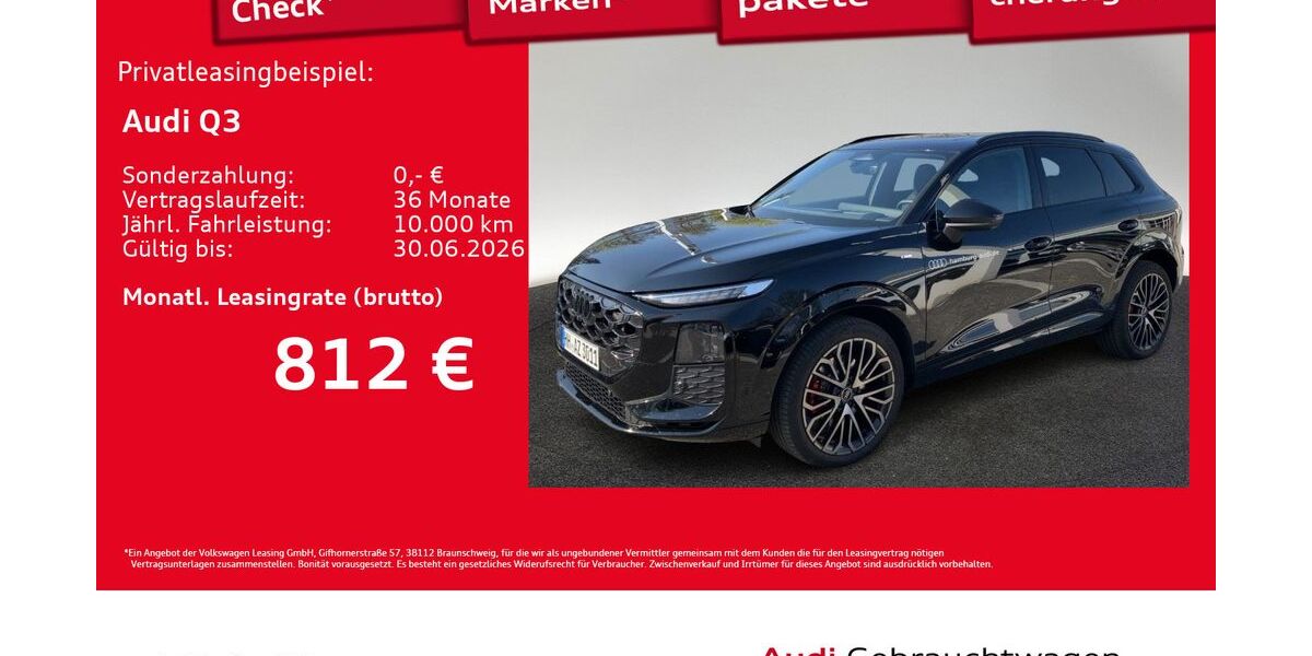 Audi Q3 7.996 km 63.887 &euro; Hamburg 22529