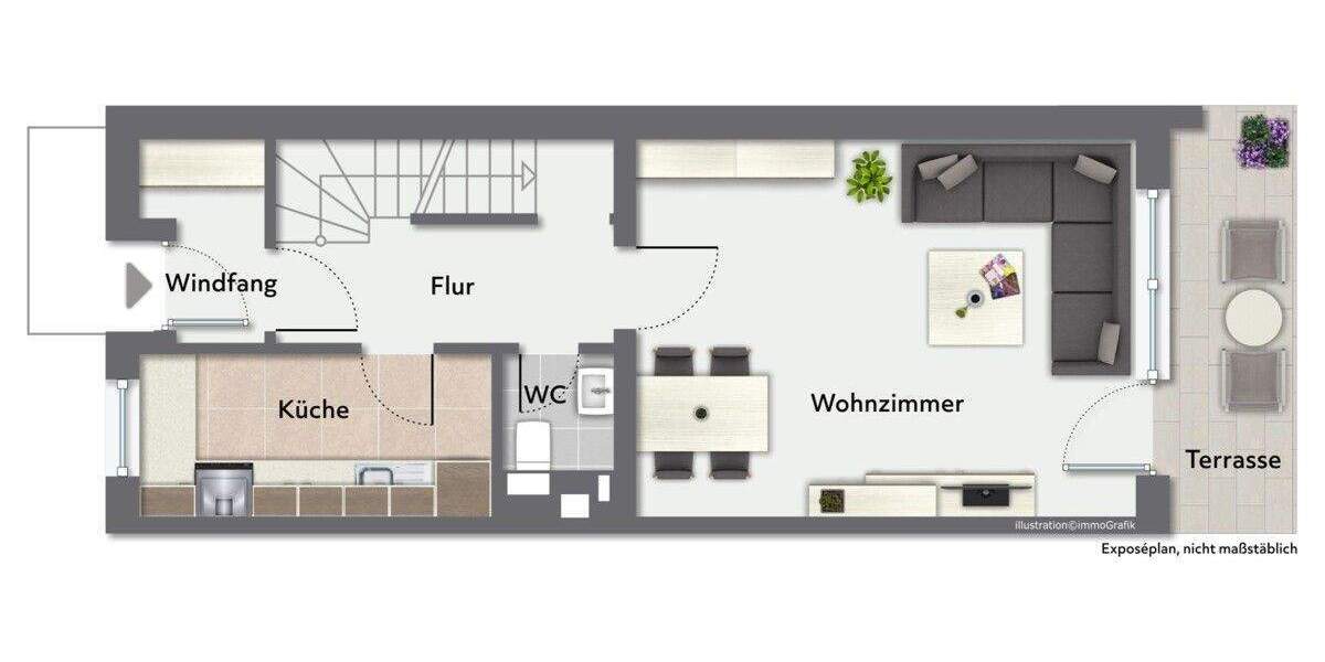 Reihenmittelhaus Norderstedt Harksheide - 4 Zimmer, 85 m&sup2;, 349.000&euro; | Angebot:25700472