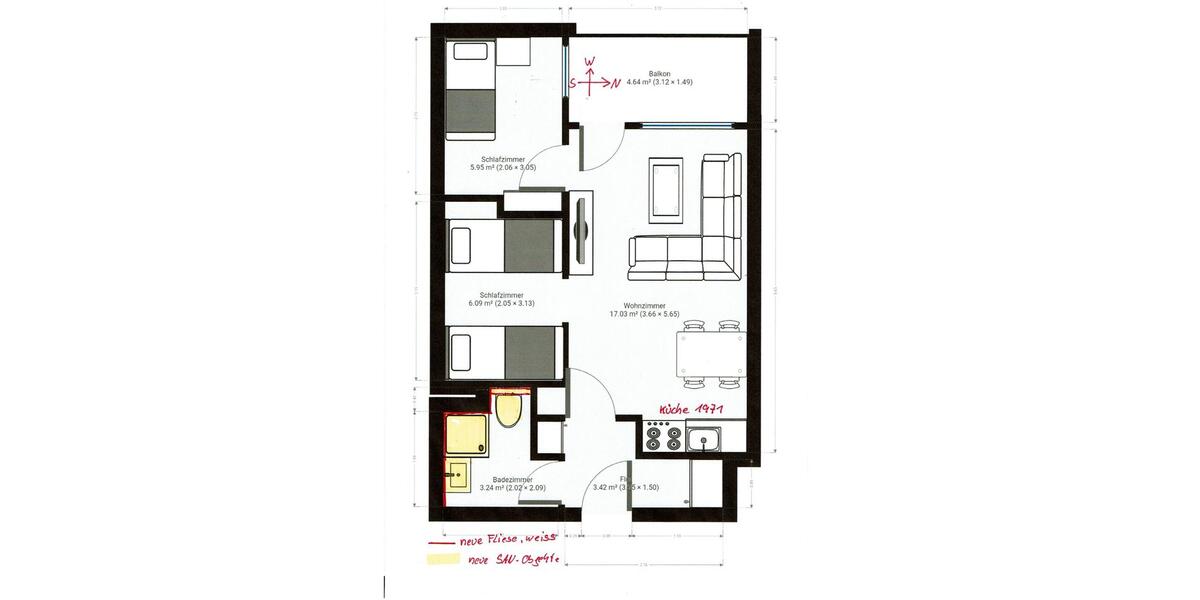Etagenwohnung Leezen - 2.5 Zimmer, 38 m&sup2;, 29.000&euro; | Angebot:26180851