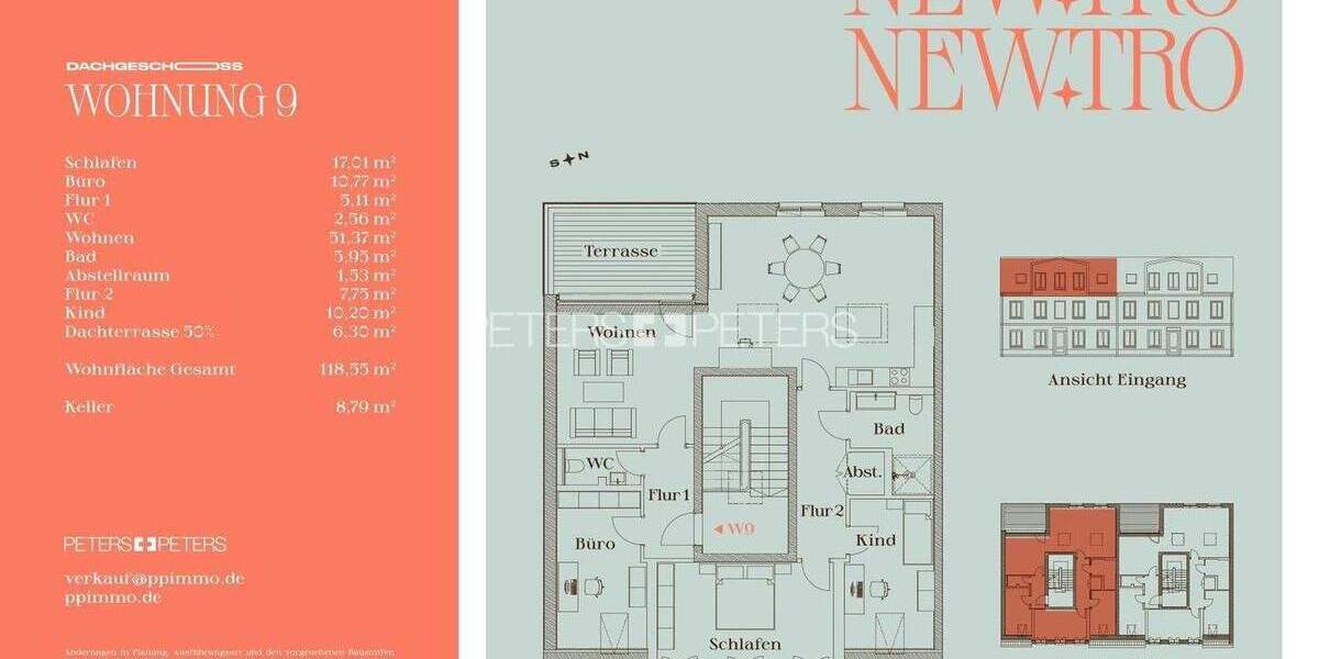 Etagenwohnung Hamburg St. Pauli - 4 Zimmer, 118 m&sup2;, 1.395.000&euro; | Angebot:25701286