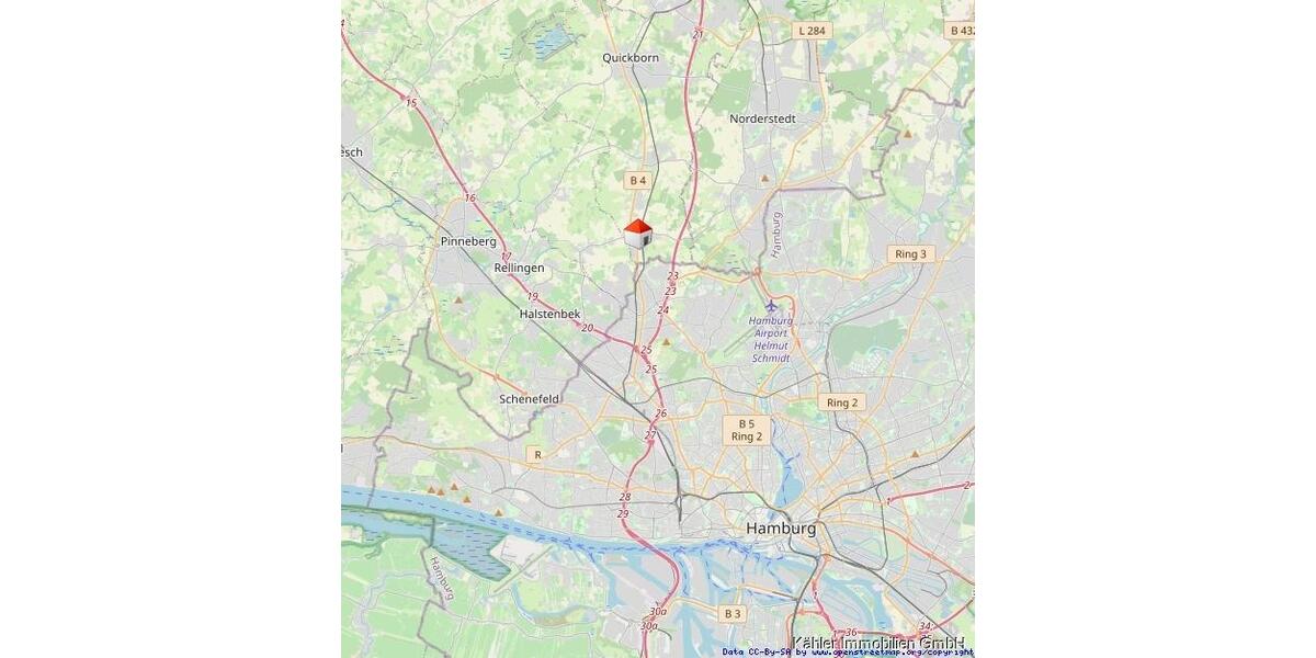 Erdgeschoßwohnung Bönningstedt - 2 Zimmer, 75 m&sup2;, 1.854&euro; | Angebot:26193653