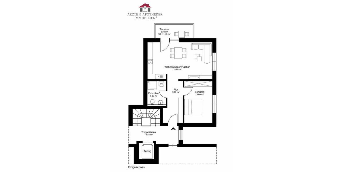 Etagenwohnung Leezen - 2 Zimmer, 59 m&sup2;, 234.000&euro; | Angebot:25737767