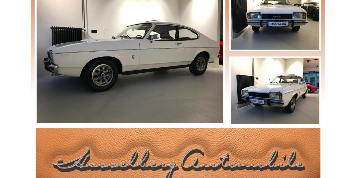 Ford Capri Lady in White H-Zulassung Mike Sanders 29.000 km 12.999 &euro; Hamburg 22339