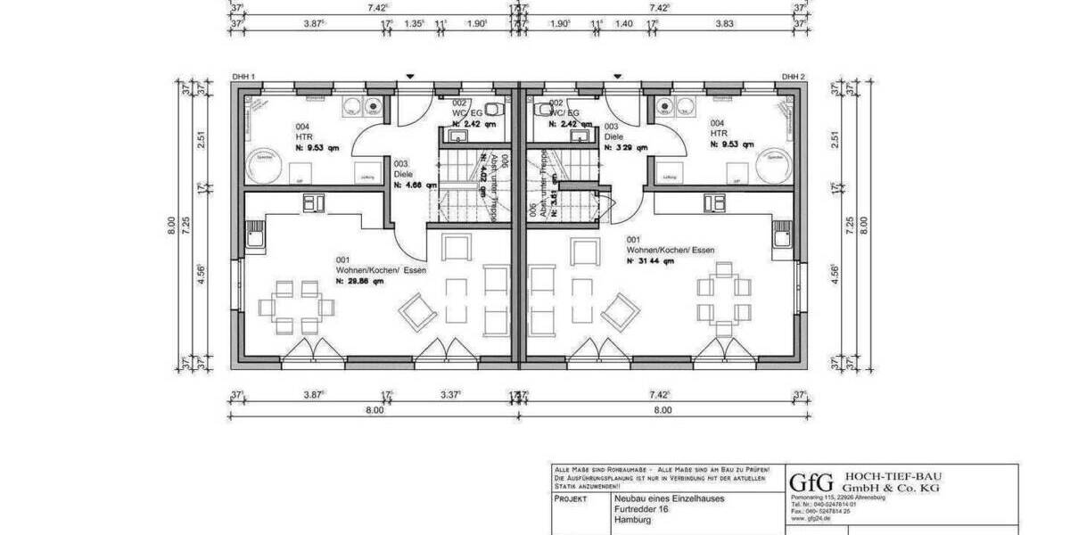 Mehrfamilienhaus, Wohnhaus Hamburg Bergstedt - 7 Zimmer, 140 m&sup2;, 747.700&euro; | Angebot:25743442
