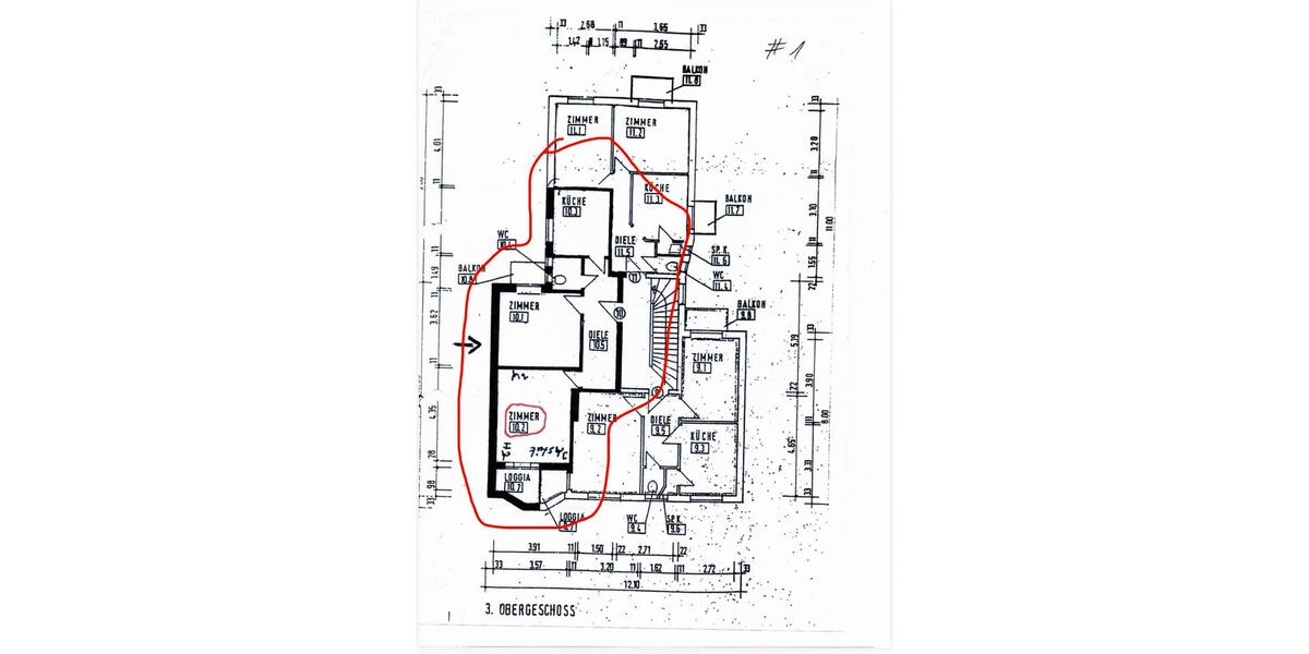 Etagenwohnung Hamburg Eimsbüttel - 2 Zimmer, 52 m&sup2;, 430.000&euro; | Angebot:25858252