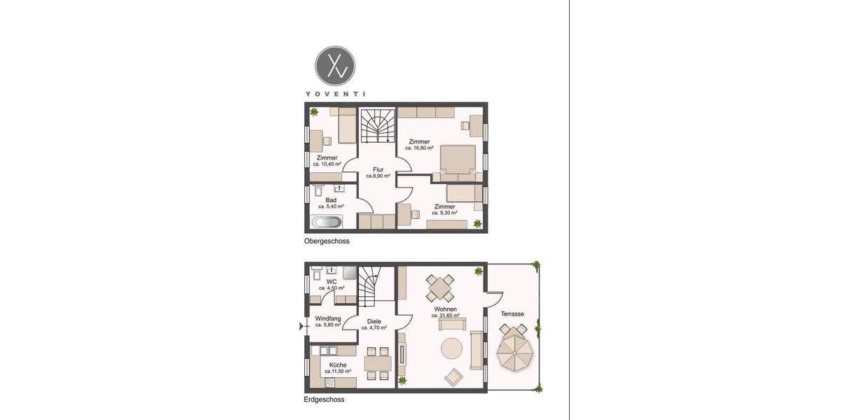Reihenendhaus Henstedt-Ulzburg Ulzburg - 4 Zimmer, 108 m&sup2;, 399.000&euro; | Angebot:25781048