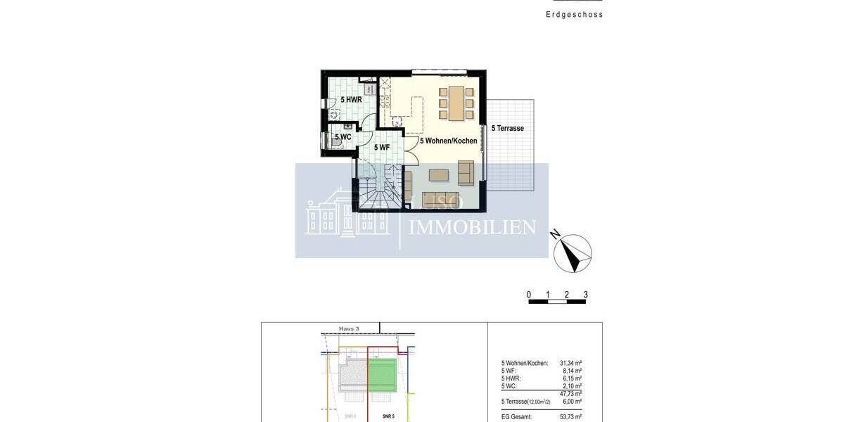 Doppelhaushälfte Wedel Marienhof - 4 Zimmer, 136 m&sup2;, 852.798&euro; | Angebot:25667299
