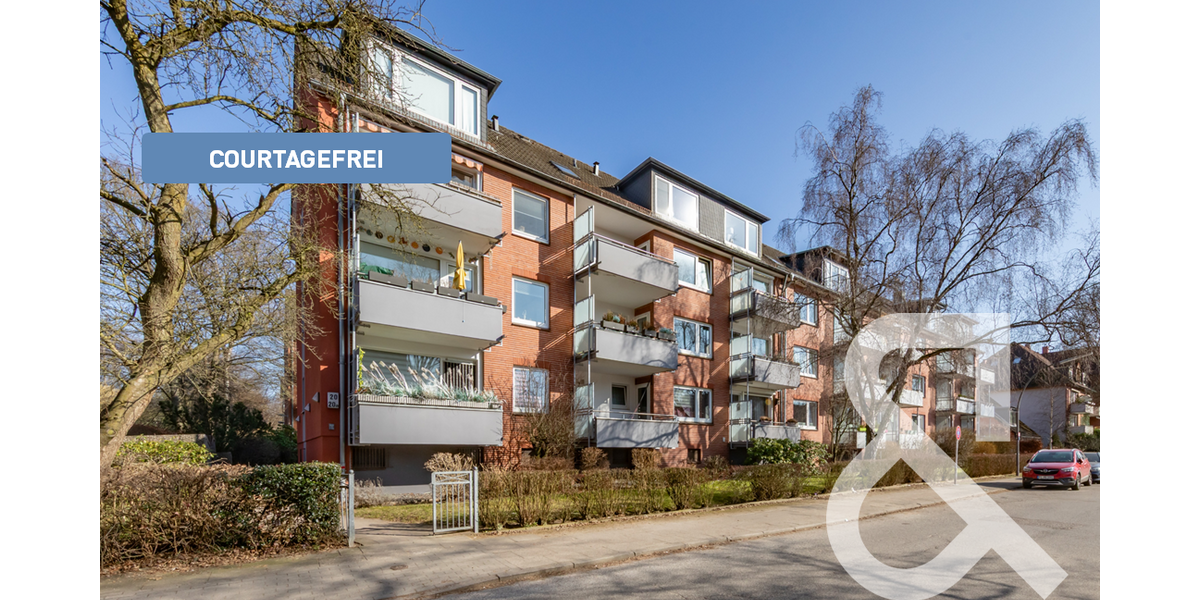 Etagenwohnung Hamburg Wandsbek - 1 Zimmer, 39 m&sup2;, 145.000&euro; | Angebot:26029236
