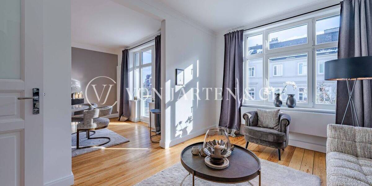 Etagenwohnung Hamburg Uhlenhorst - 3 Zimmer, 74 m&sup2;, 899.000&euro; | Angebot:25996644