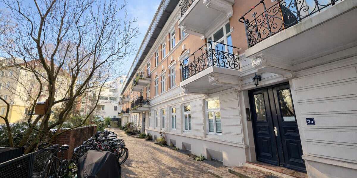Etagenwohnung Hamburg Rotherbaum Rotherbaum - 2 Zimmer, 55 m&sup2;, 598.000&euro; | Angebot:25236539