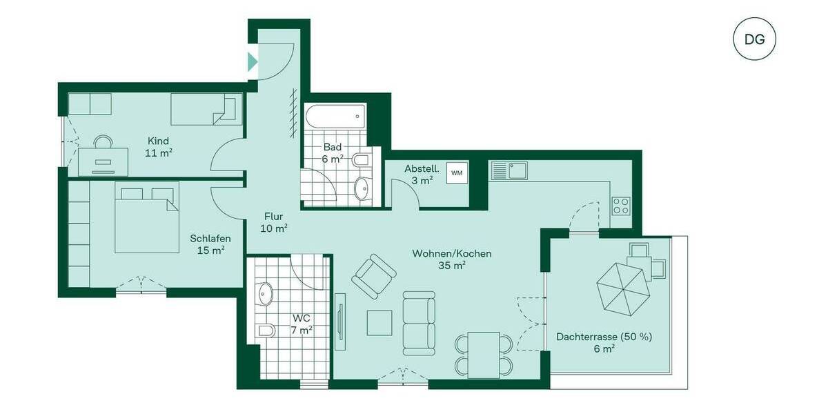 Etagenwohnung Hasloh - 3 Zimmer, 92 m&sup2;, 529.900&euro; | Angebot:25938905