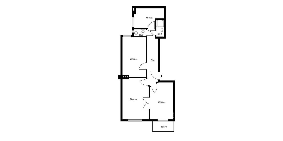 Etagenwohnung Hamburg Barmbek-Nord - 3 Zimmer, 67 m&sup2;, 340.000&euro; | Angebot:25837431