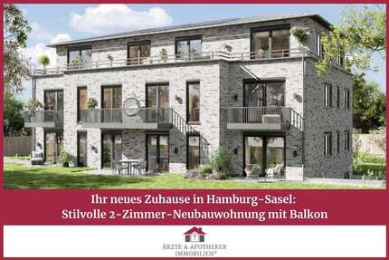 Wohnung Hamburg Sasel Sasel - 2 Zimmer, 40 m&sup2;, 319.000&euro; | Angebot:27113054