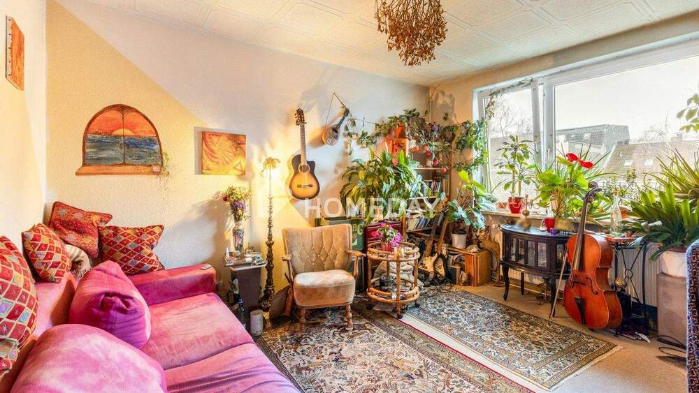 Etagenwohnung Hamburg Horn - 2 Zimmer, 49 m&sup2;, 199.000&euro; | Angebot:25708859