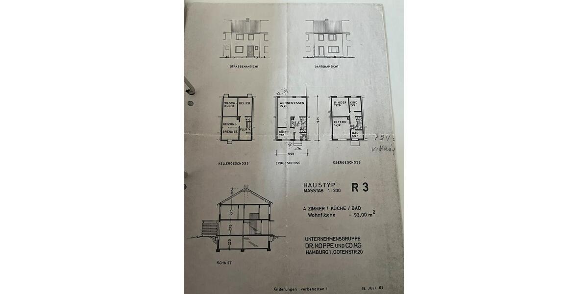 Reihenhaus Bad Oldesloe - 5 Zimmer, 93 m&sup2;, 305.000&euro; | Angebot:25973654