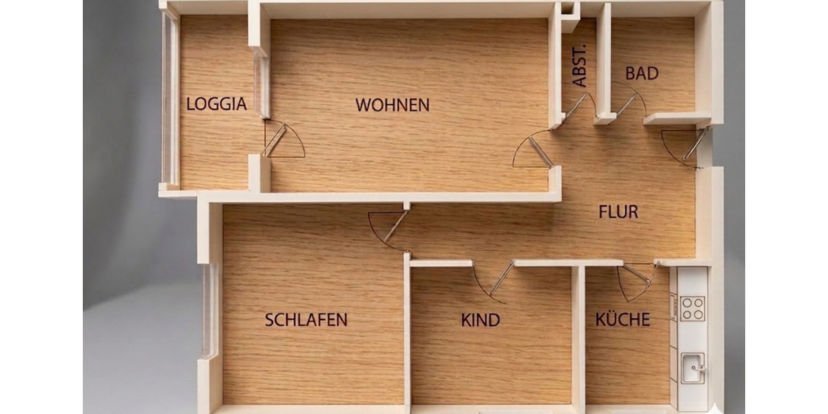 Etagenwohnung Henstedt-Ulzburg Ulzburg - 2.5 Zimmer, 68 m&sup2;, 1.290&euro; | Angebot:25877050