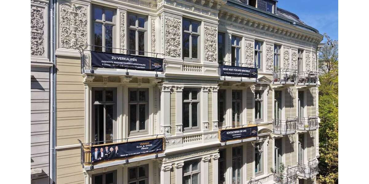 Etagenwohnung Hamburg Rotherbaum - 6 Zimmer, 165 m&sup2;, 1.899.700&euro; | Angebot:26561196