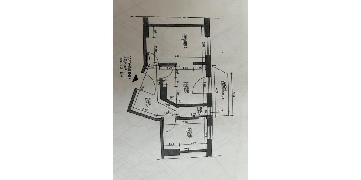 Etagenwohnung Hamburg Hoheluft-West - 2 Zimmer, 50 m&sup2;, 415.000&euro; | Angebot:25053774