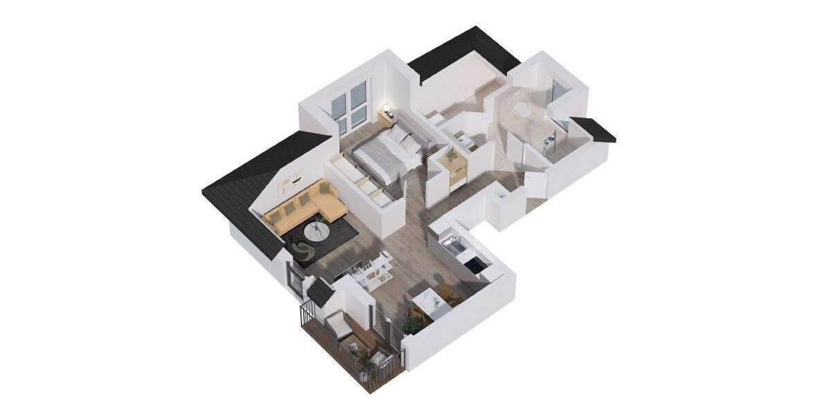 Etagenwohnung Halstenbek - 2 Zimmer, 63 m&sup2;, 399.000&euro; | Angebot:25745912