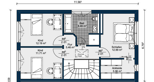 Doppelhaushälfte Norderstedt Glashütte - 4 Zimmer, 140 m&sup2;, 695.000&euro; | Angebot:25938501