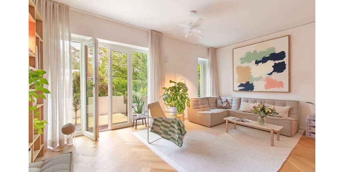 Etagenwohnung Hamburg Uhlenhorst - 3 Zimmer, 127 m&sup2;, 1.350.000&euro; | Angebot:27019767