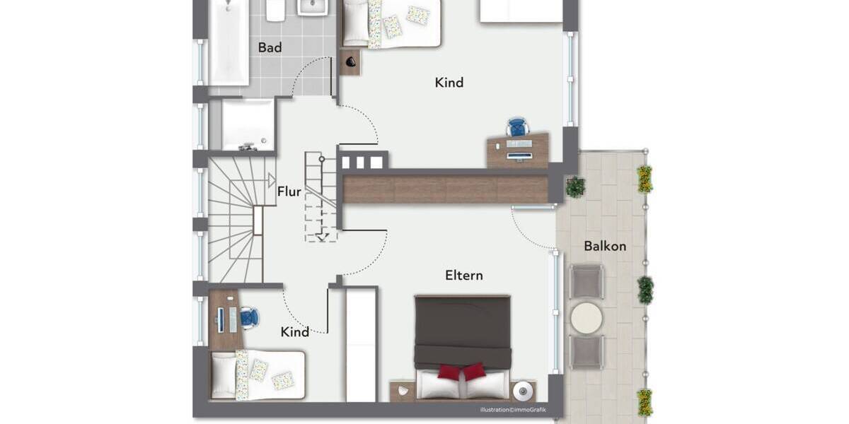 Reihenmittelhaus Kaltenkirchen - 6 Zimmer, 109 m&sup2;, 299.000&euro; | Angebot:25958593