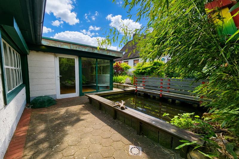 Traumhaftes Gartenparadies in ruhiger Sackgassenlage – Charmanter Bungalow mit großem Potential ! - Bungalow Alveslohe | Angebot:27055170