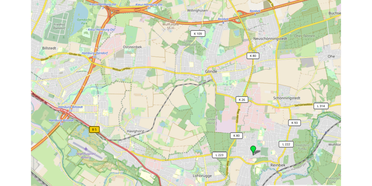 Etagenwohnung Reinbek - 2 Zimmer, 55 m&sup2;, 199.000&euro; | Angebot:25959126