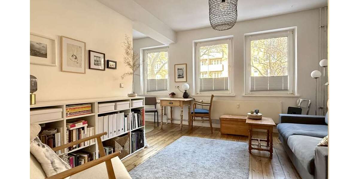 Etagenwohnung Hamburg Winterhude - 2 Zimmer, 45 m&sup2;, 390.000&euro; | Angebot:25872771