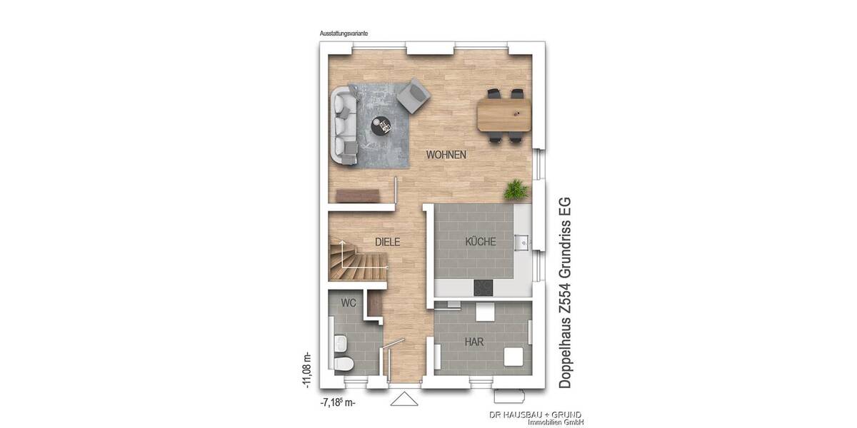Doppelhaushälfte Hamburg Rahlstedt - 4 Zimmer, 125 m&sup2;, 596.900&euro; | Angebot:25939640