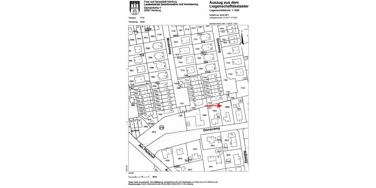 Grundstück Hamburg Sasel - 430.000&euro; | Angebot:25996684