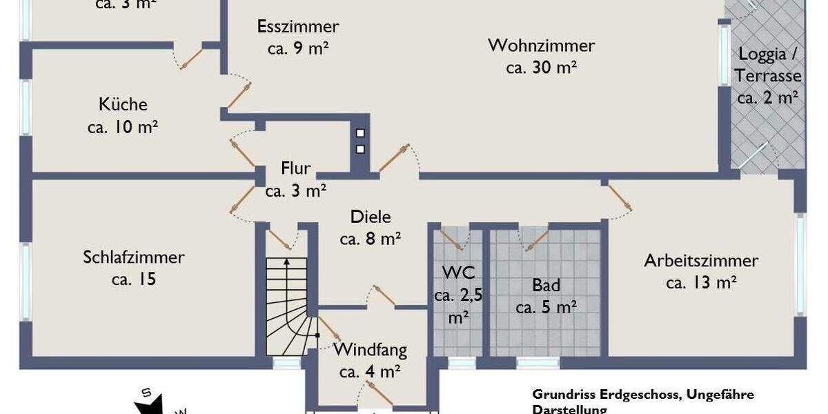 Einfamilienhaus Hamburg Volksdorf - 4 Zimmer, 137 m&sup2;, 470.000&euro; | Angebot:25779592