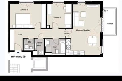 Wohnung Hamburg Stellingen - 3 Zimmer, 89 m&sup2;, 2.057&euro; | Angebot:25915989