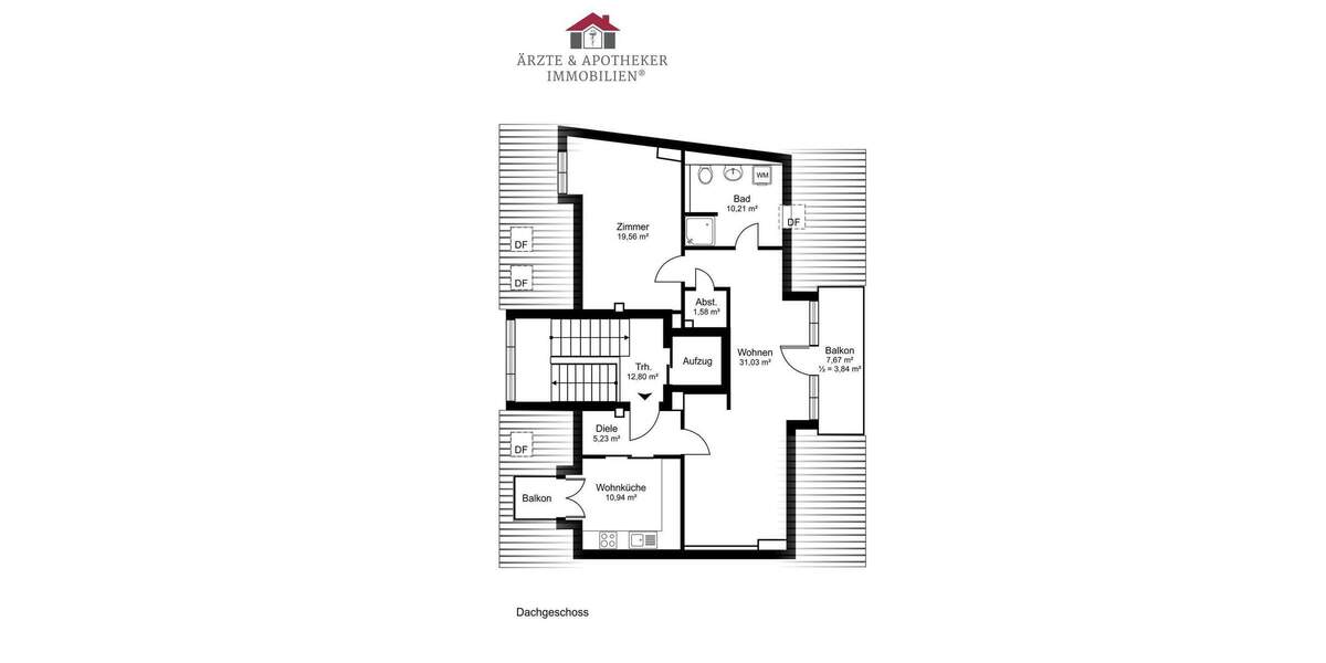 Etagenwohnung Hamburg Poppenbüttel - 2 Zimmer, 72 m&sup2;, 629.000&euro; | Angebot:25879317