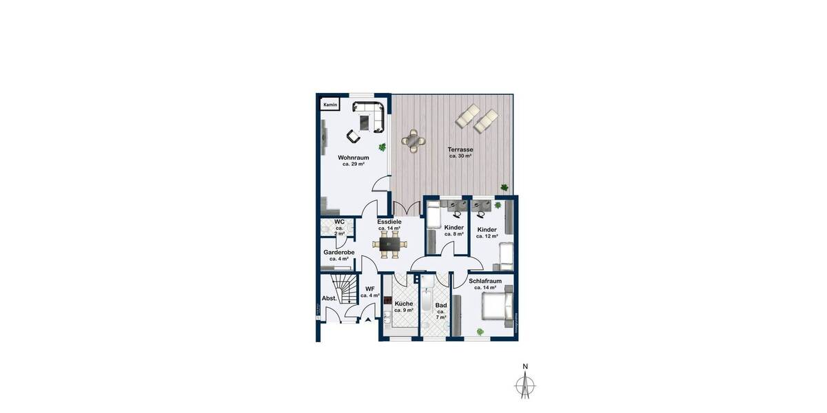 Reihenendhaus Reinbek - 5 Zimmer, 105 m&sup2;, 479.000&euro; | Angebot:26826680