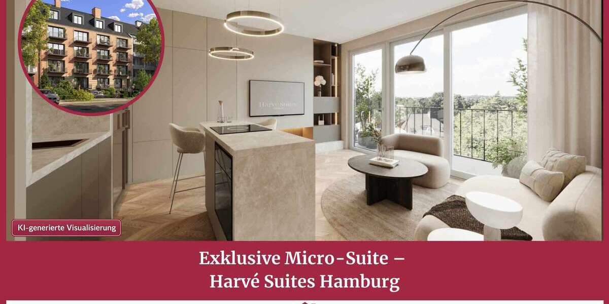 Etagenwohnung Hamburg Harvestehude - 1 Zimmer, 21 m&sup2;, 289.000&euro; | Angebot:27327458