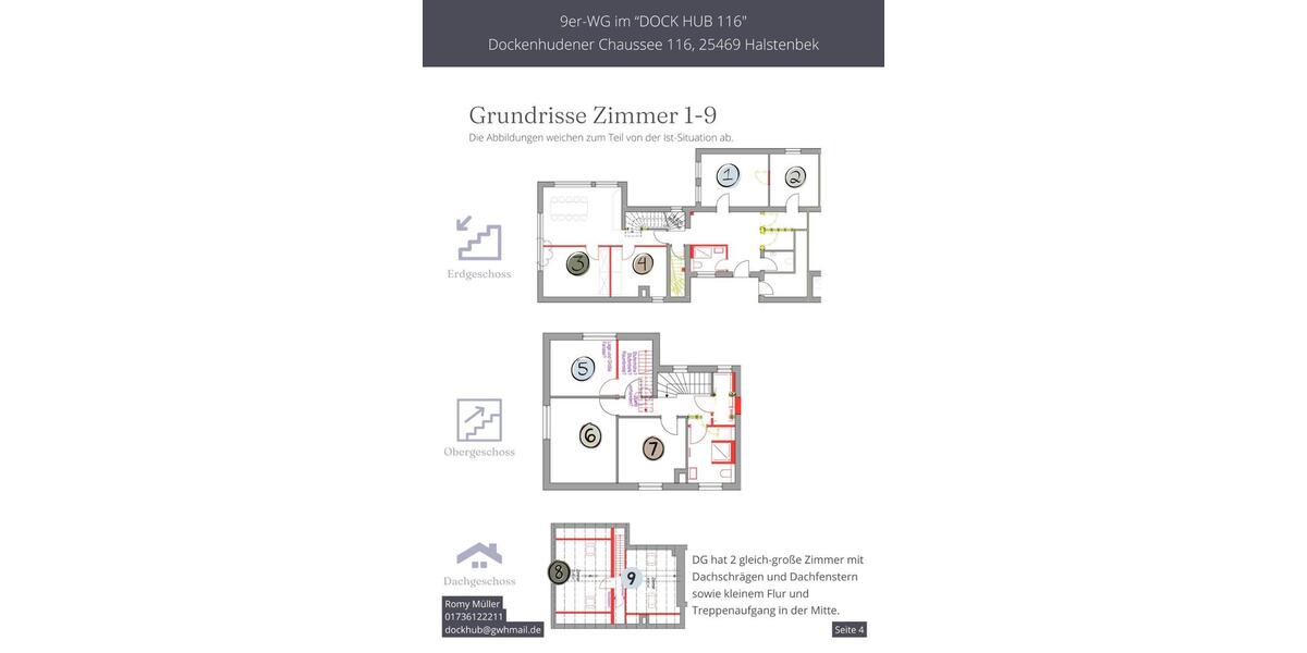 Etagenwohnung Halstenbek - 1 Zimmer, 12 m&sup2;, 400&euro; | Angebot:25278216