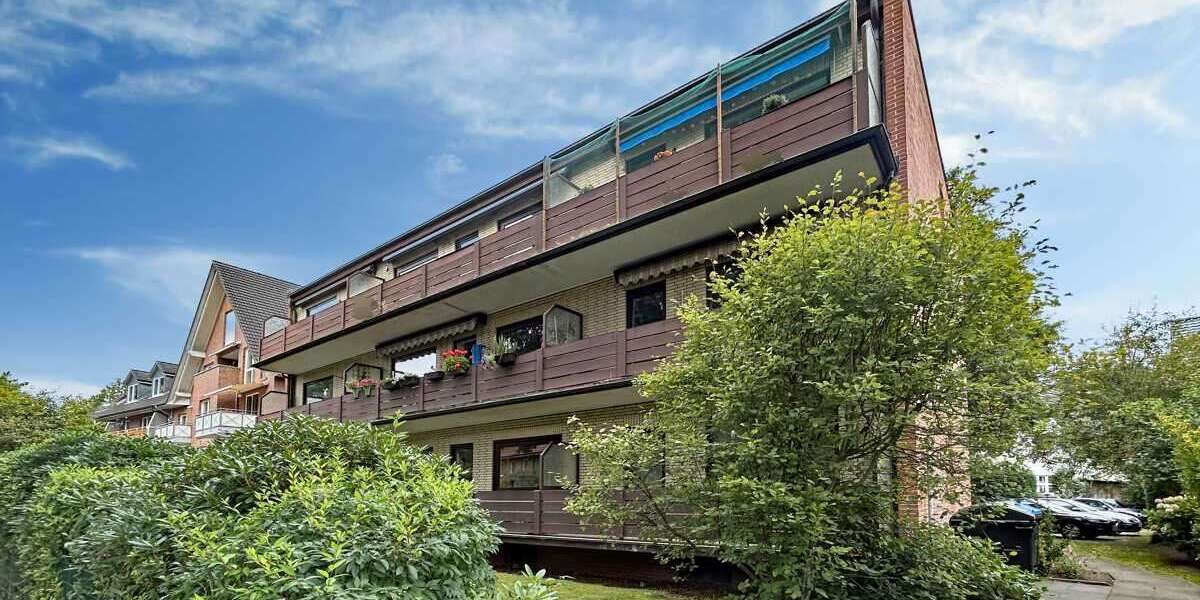 Etagenwohnung Hamburg-Rissen Rissen - 3 Zimmer, 72 m&sup2;, 319.000&euro; | Angebot:26058744