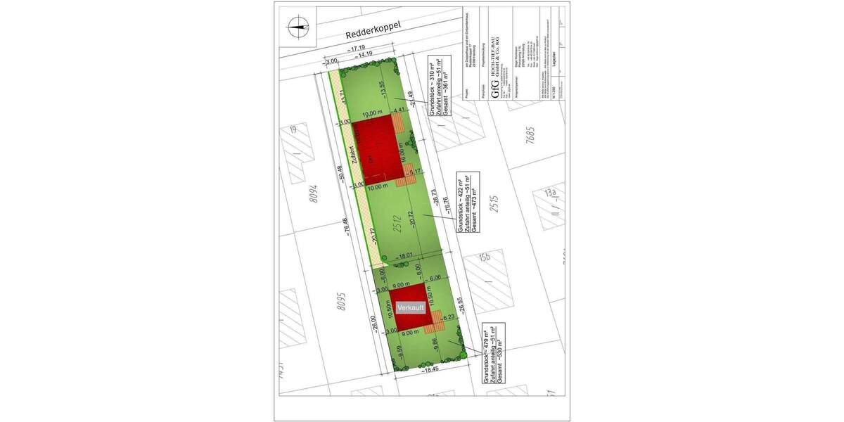 Grundstück Hamburg Poppenbüttel - 566.440&euro; | Angebot:25685084