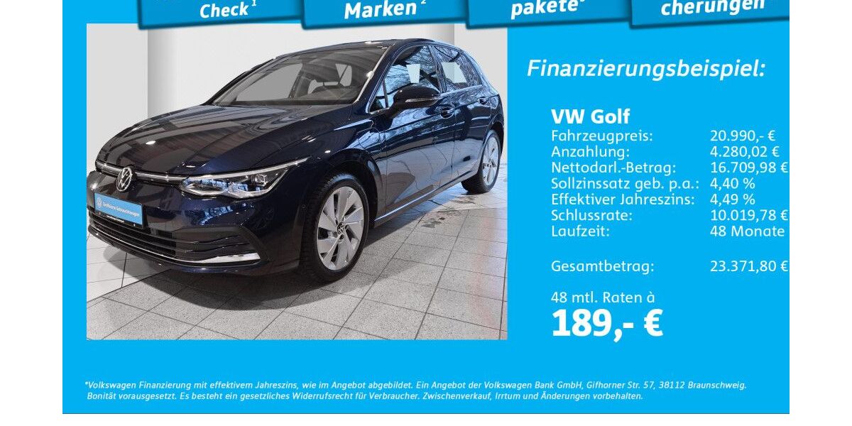 VW Golf 63.533 km 20.690 &euro; Glinde 21509