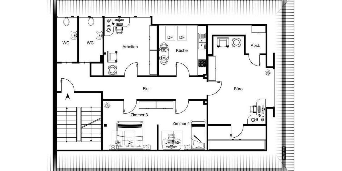 Gewerbeobjekt Hamburg / Bahrenfeld Bahrenfeld - 4 Zimmer, 100 m&sup2;, 1.200&euro; | Angebot:25778988