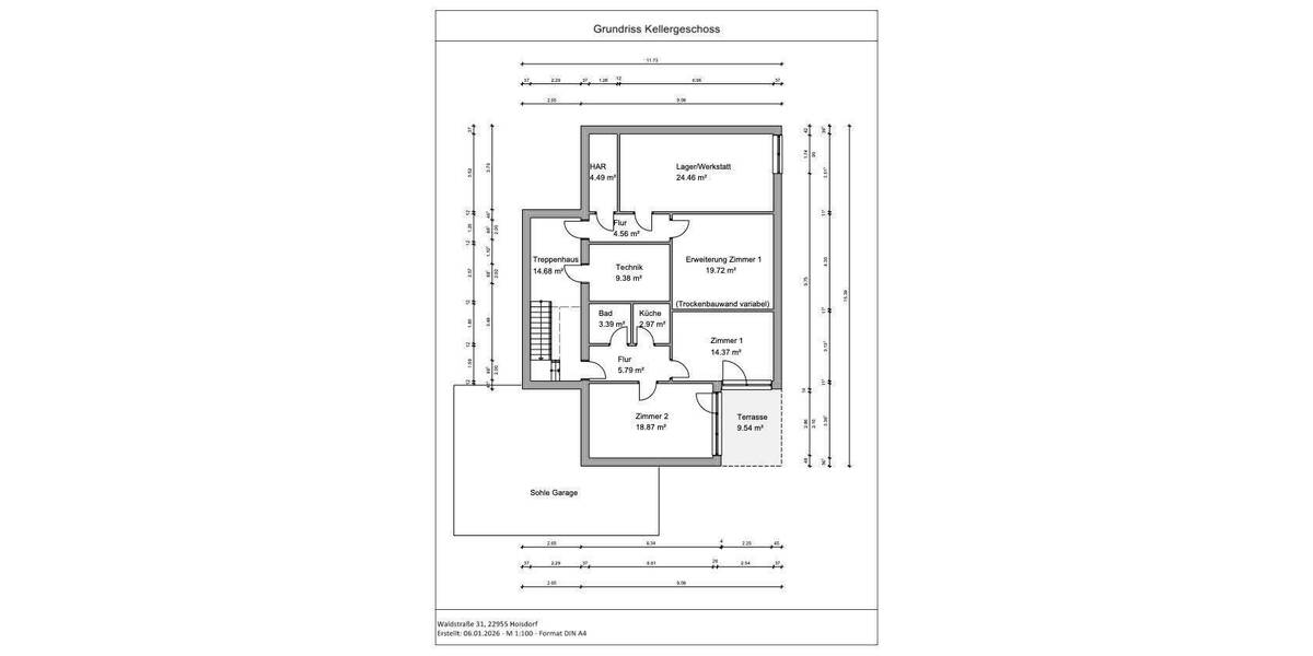 Einfamilienhaus Hoisdorf - 8 Zimmer, 327 m&sup2;, 1.285.000&euro; | Angebot:25708442