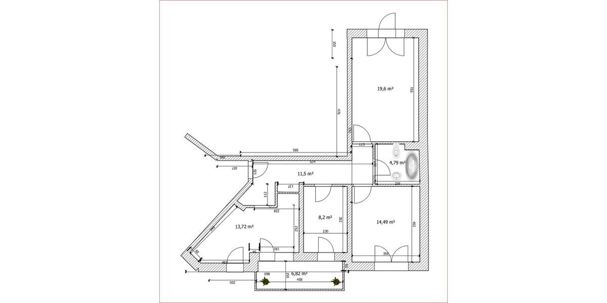 Etagenwohnung Hamburg Ottensen - 3 Zimmer, 76 m&sup2;, 600.000&euro; | Angebot:27208220