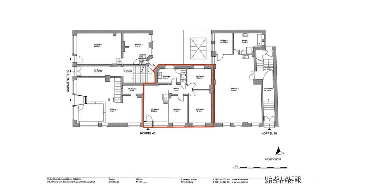 Gewerbeobjekt Hamburg Altstadt - 1.200&euro; | Angebot:23879513