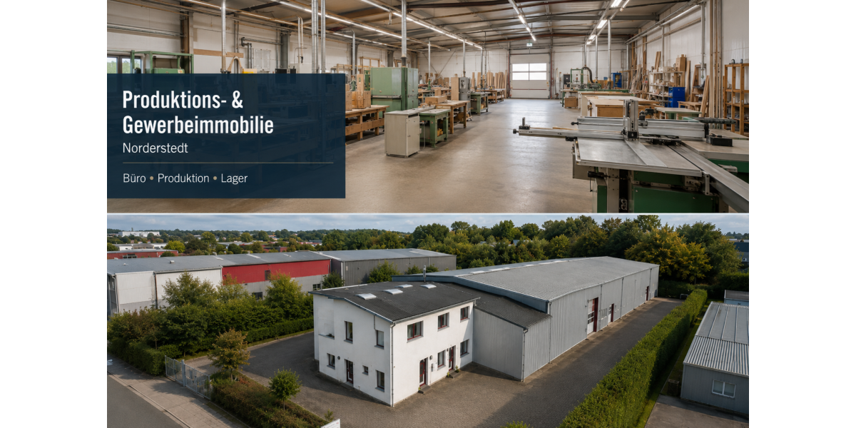 Einmalige Chance! Produktions-und Gewerbeimmobilie mit Büroflächen in gefragter Lage von Norderstedt! - Gewerbeobjekt Norderstedt Friedrichsgabe | Angebot:26961581