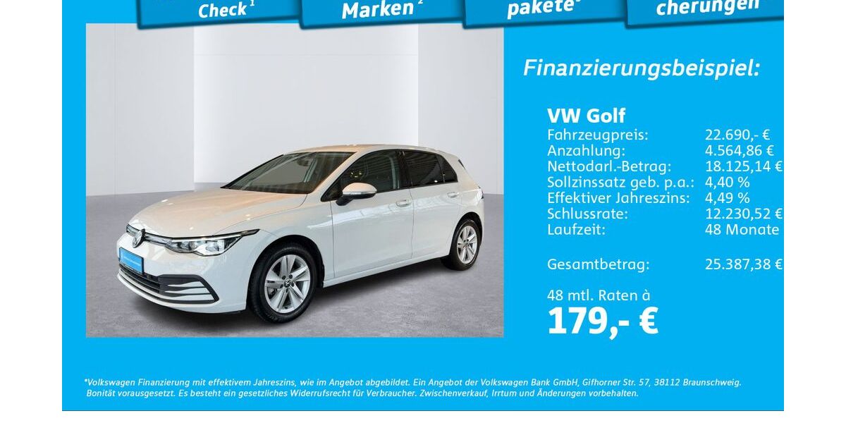 VW Golf 38.956 km 21.890 &euro; Glinde 21509